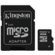 Kingston Micro SDHC 16GB Class 4 + SD adaptér