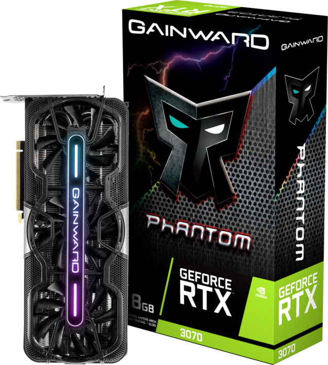 Gainward GeForce RTX 3070 Phantom, LHR, 8G GDDR6