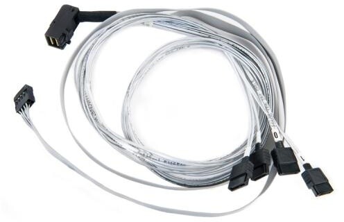 Microsemi Adaptec® kabel ACK-I-rA-HDmSAS-4SATA-SB, 0.8m (pravoúhlé konektory)_369940103