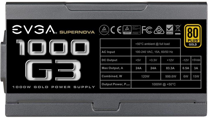 EVGA SuperNOVA 1000 G3 - 1000W_884392621