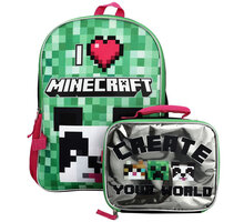 Batoh Minecraft - I Love Minecraft + taška na oběd O2 TV HBO a Sport Pack na dva měsíce