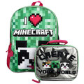 Batoh Minecraft - I Love Minecraft + taška na oběd Poukaz 200 Kč na nákup na Mall.cz + O2 TV HBO a Sport Pack na dva měsíce
