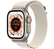 Apple Watch Ultra, 49mm, Cellular, Titanium, Starlight Alpine Loop - Large_1427691323
