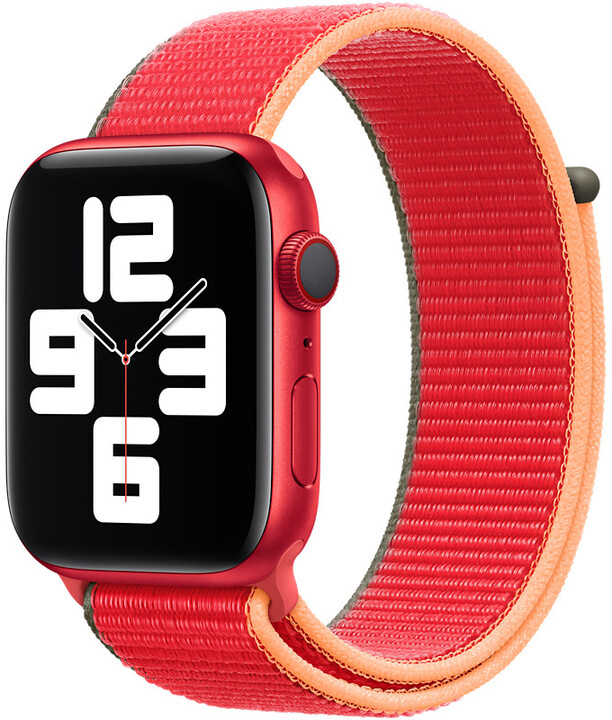 Apple řemínek pro Watch Series, provlékací, sportovní, 44mm, (PRODUCT)RED - červená_412436153