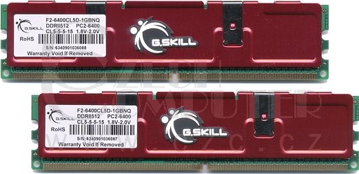 G.Skill DIMM 1024MB DDR II 800MHz F2-6400CL5D-1GBNQ_271437152
