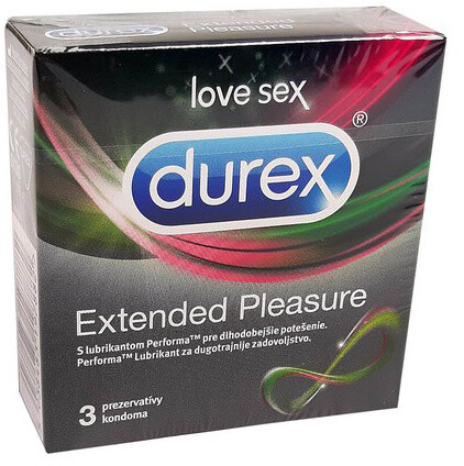Kondomy Durex Extended Pleasure, 3 ks_220818022