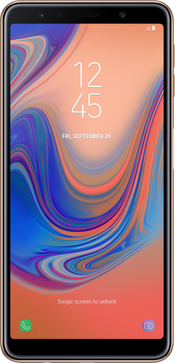 Samsung Galaxy A7 (2018), Dual Sim, 4GB/64GB, zlatá_149918297