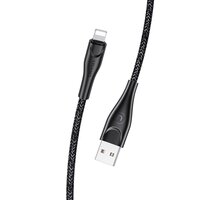 USAMS SJ397 U41 Braided datový kabel Lightning 3m, černá (EU Blister)_1449194879
