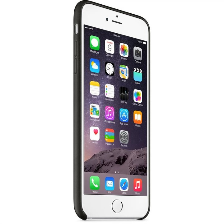 Apple Leather Case pouzdro pro iPhone 6 Plus, černá_424888457