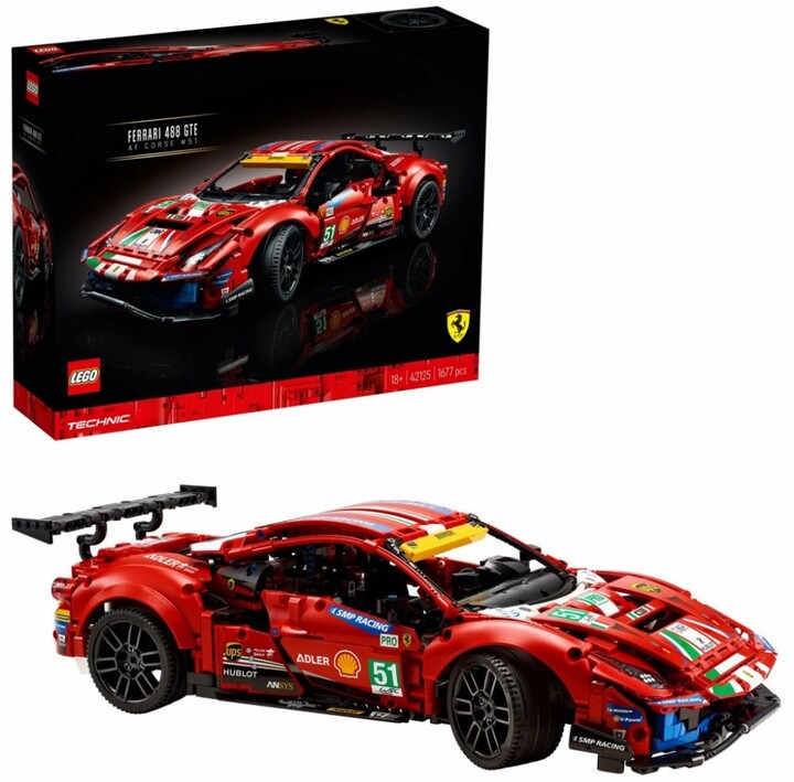 Extra výhodný balíček LEGO® Technic 42125 Ferrari 488 GTE a Speed Champions 76901 Toyota GR Supra_1817163537