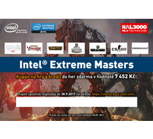 Intel Extreme Masters - kupón na hry a kredit do her (v ceně 7452 Kč)_1529629962