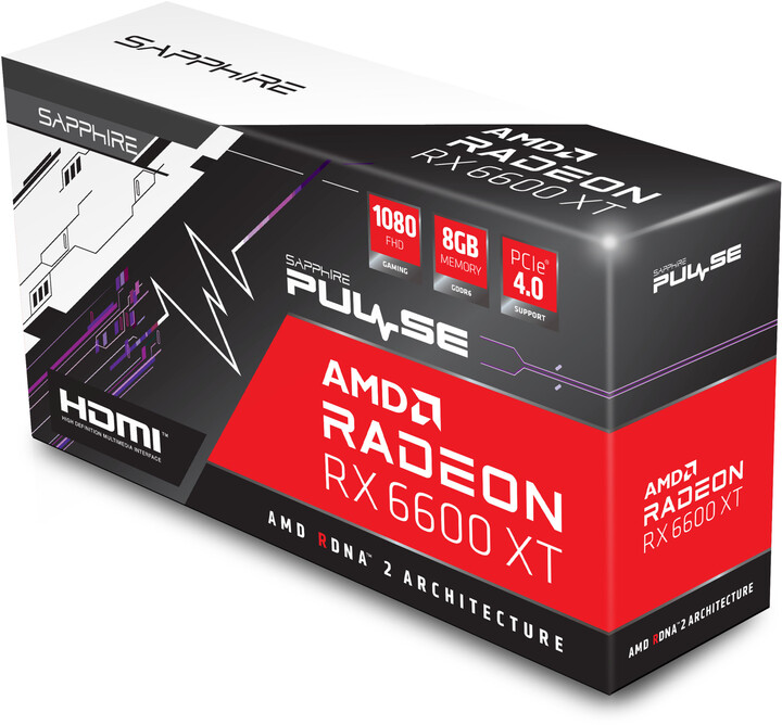 Sapphire Radeon PULSE RX 6600 XT, 8GB GDDR6_1501577761