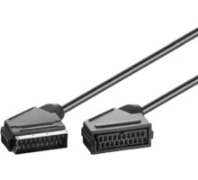 PremiumCord kabel SCART-SCART 2m M/F prodlužka_1543469381
