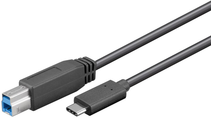 PremiumCord Kabel USB 3.1 konektor C/male - USB 3.0 konektor B/male, 1m_1588968380