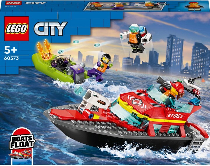 LEGO® City 60373 Hasičská záchranná loď a člun_458259817