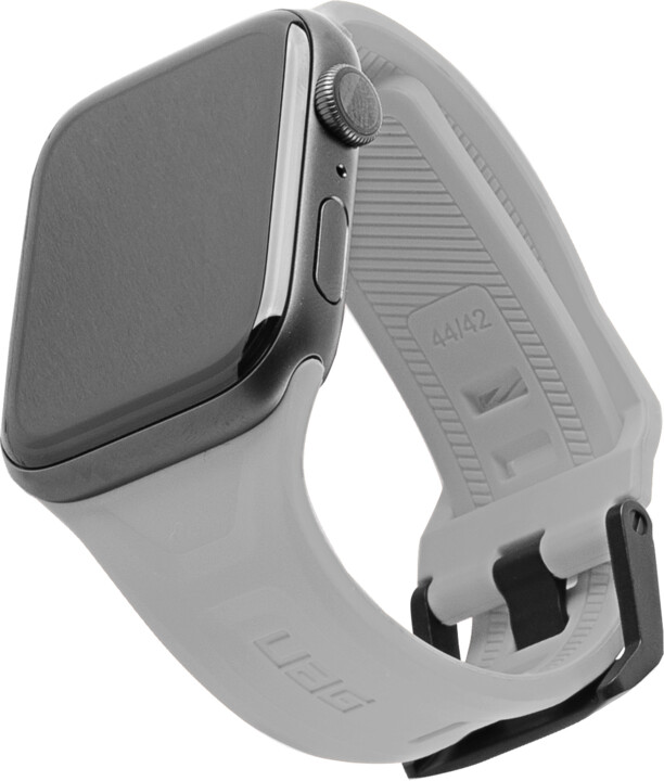 UAG silikonový řemínek Scout Strap pro Apple Watch, 42/44mm, šedá_2013118347