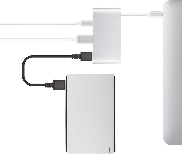 Moshi USB-C Multiport Adapter - Silver_1307798023