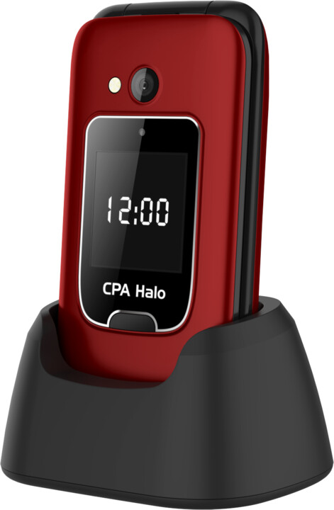 CPA Halo 25 Senior, Červený s nabíjecím stojánkem_1310115964