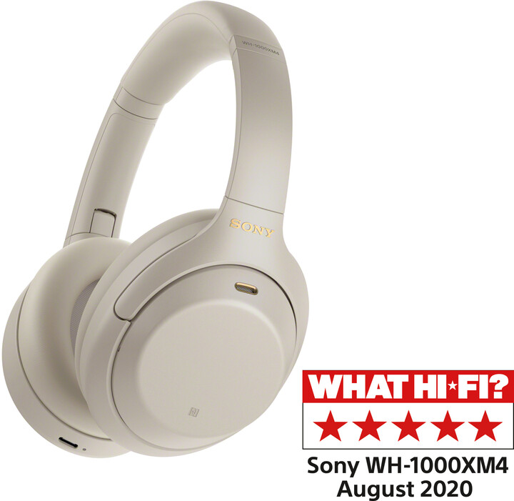 Sony WH-1000XM4, stříbrno-šedá, model 2020_2014774342