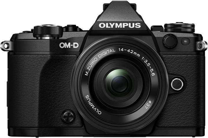 Olympus E-M5 Mark II + 14-42 EZ, černá/černá_218923285