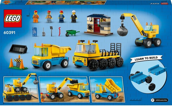 LEGO® City 60391 Vozidla ze stavby a demoliční koule_1440562127