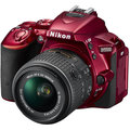 Nikon D5500 + 18-55 VR AF-P, červená