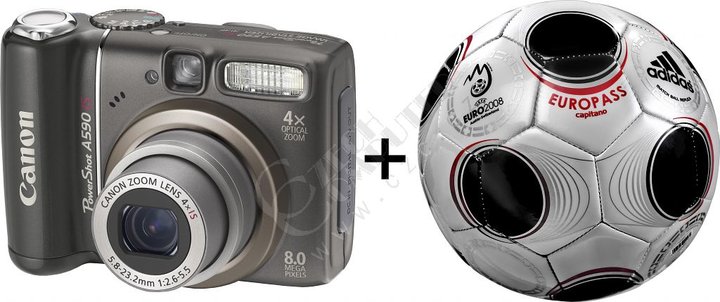 Canon PowerShot A590 IS - Euro 2008 Bundle_1233097334