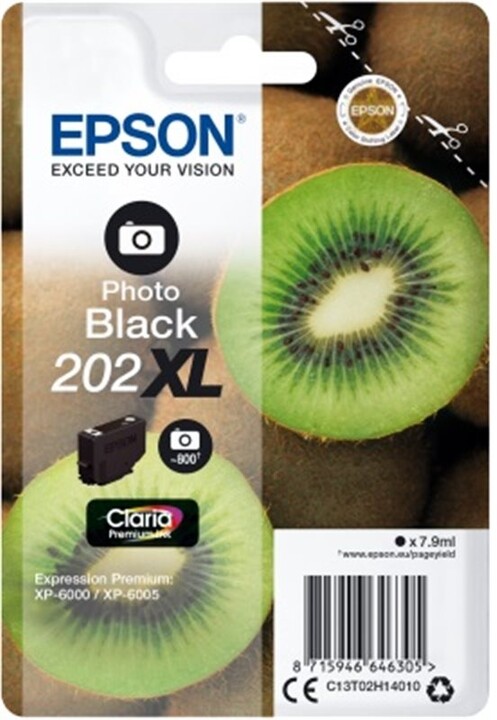 Epson C13T02H14010, 202XL claria photo black_735277510