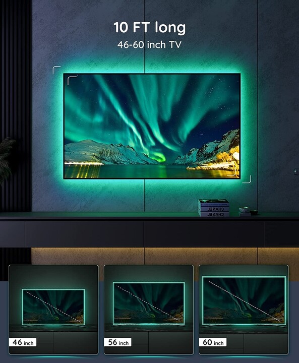 Govee TV 46-60&quot; gaming a televizní osvětlení RGB + ovladač_1510076646