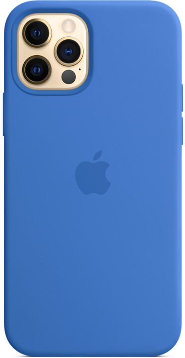 Apple silikonový kryt s MagSafe pro iPhone 12/12 Pro, modrá_1625781763