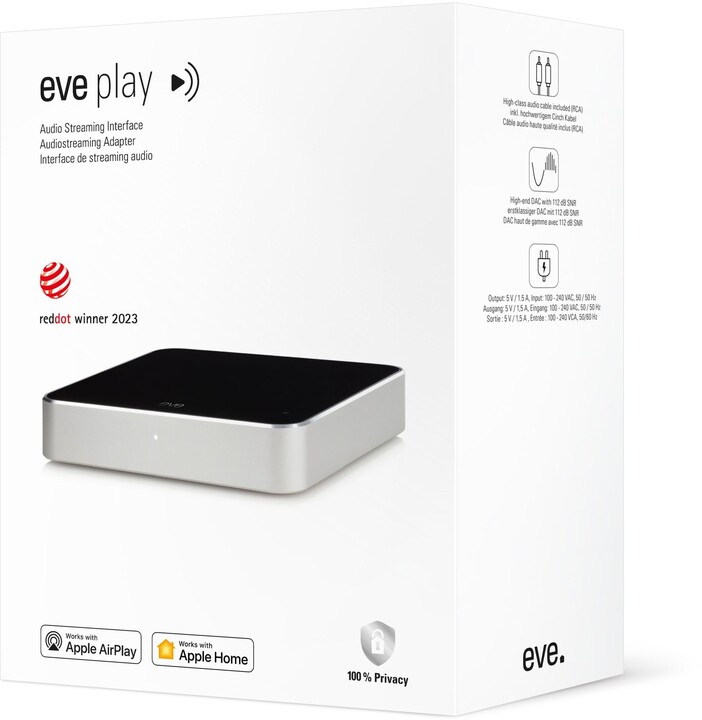 Eve Play Audio Streaming Interface AppleHome_1891839221