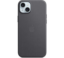 Apple kryt z tkaniny FineWoven s MagSafe na iPhone 15 Plus, černá_219401305