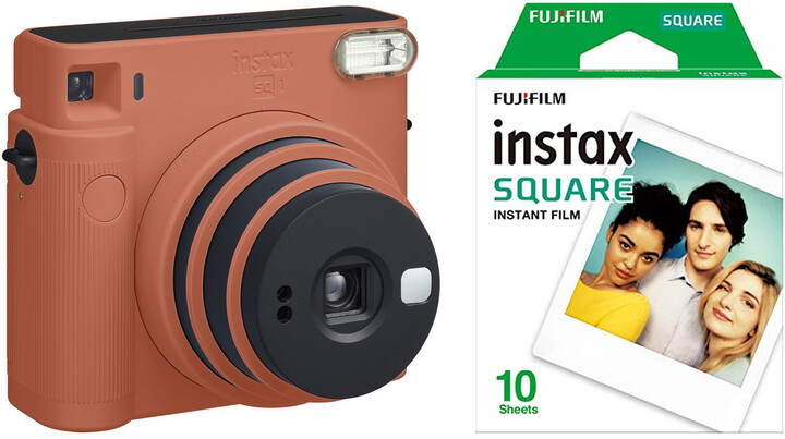 Fujifilm Instax Square SQ1, oranžová + film 1x10_467134560
