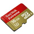 SanDisk Micro SDHC Extreme 16GB 90MB/s UHS-I U3 + SD adaptér_938842782