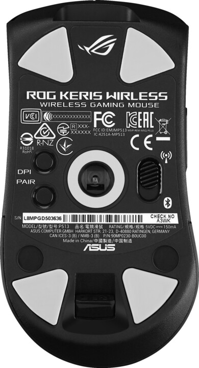 ASUS ROG Keris Wireless, černá