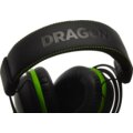 CZC.Gaming Dragon, herní sluchátka, černá/zelená_1129297898