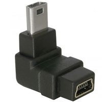 DeLock adaptér USB mini B 5-pin 90° samec na USB mini B samice_1094625734