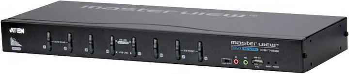 ATEN KVM 8/1 CS-1768 DVI USB-2.0 Audio_1805728574