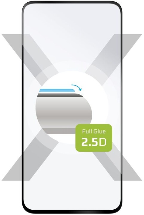 FIXED ochranné sklo Full-Cover pro Samsung Galaxy A35 5G, lepení přes celý displej, černá_326011533