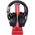 Držák sluchátek Surefire Vision N1, RGB, herní, červená_825912516
