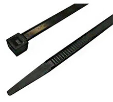 MaxLink stahovací páska, 29cm, šířka 4,8mm, 100ks, černá_40121988