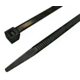 MaxLink stahovací páska, 29cm, šířka 4,8mm, 100ks, černá