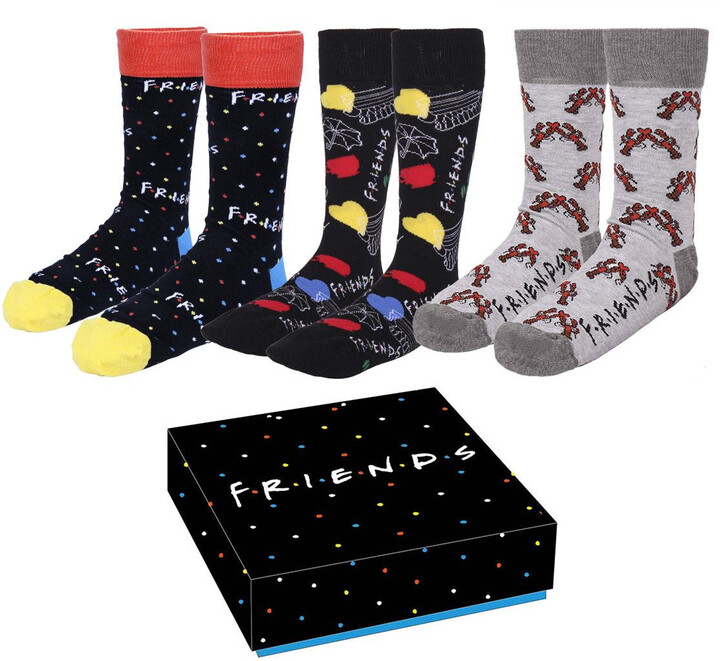 Ponožky Friends - Sada (3 páry, 35/41)_1781680527
