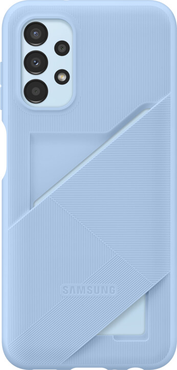 Samsung zadní kryt s kapsou na kartu pro Galaxy A13, modrá_1933097127