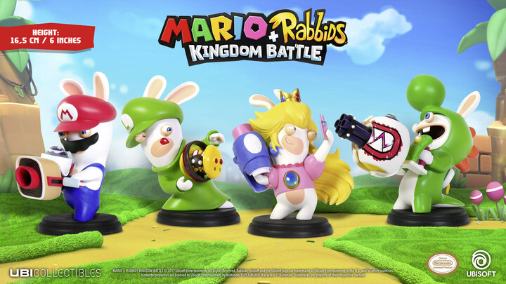 Figurka Mario + Rabbids Kingdom Battle - Rabbid Luigi (16,5cm)_277952102