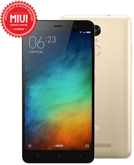 Xiaomi Note 3 - 16GB, zlatá_2143650376