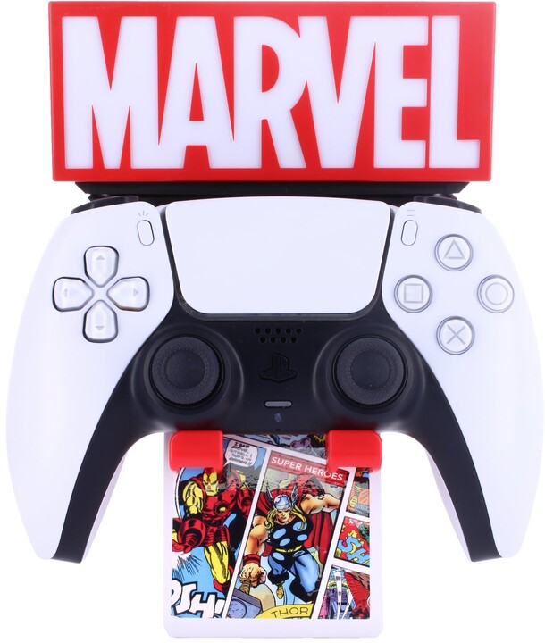 Ikon Marvel Logo nabíjecí stojánek, LED, 1x USB_1916857108