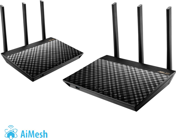 ASUS RT-AC67U, AC1900, Wi-Fi Gigabit Dual-Band Aimesh Router, 2ks_1456123094