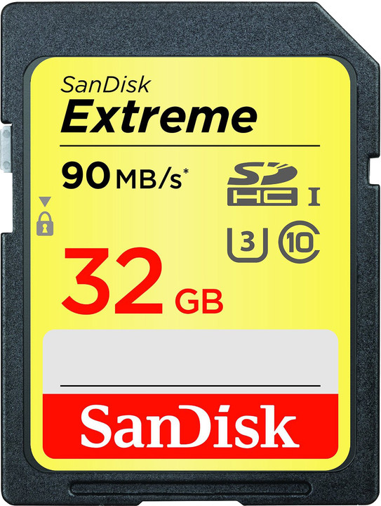 SanDisk SDHC Extreme 32GB 90MB/s UHS-I U3_151941760