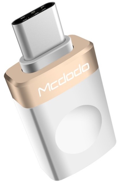 Mcdodo redukce z USB 3.0 A/F na USB-C s OTG, zlatá_185334516